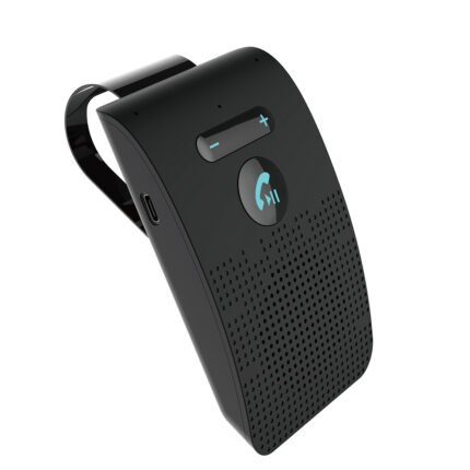 SP09 Bluetooth 5.4 Handsfree Car Speakerphone with DSP Chip Auto Power-On 500hr Battery Universal Visor Clip