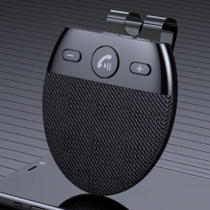 SP11 Car Bluetooth-Compatible V5.4 Wireless Vehicle Car Speakers Compatible Hands-free Car Kit BT MP3 Speaker Sun Visor Car Accessory